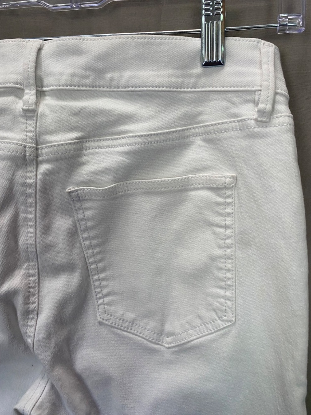 Ann Taylor The Skinny Crop Jeans White - Women's Size 6 - Picture 6 of 8